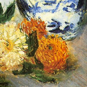 Design Toscano DA4091 10 3/4 Inch Dahlias 1883 Canvas Replica Painting - Small