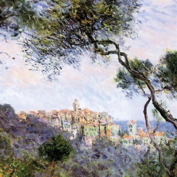 Design Toscano DA4103 35 1/4 Inch Bordighera Italy 1884 Canvas Replica Painting - Large