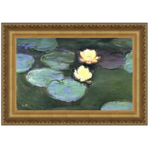 Design Toscano DA4153 37 3/4 Inch Water Lilies Nympheas 1898 Canvas Replica Painting - Large