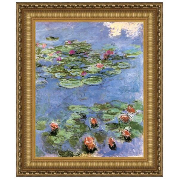 Design Toscano DA4182 22 3/4 Inch Water Lilies 1917 Canvas Replica Painting - Medium