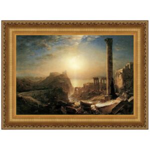 Design Toscano DA4242 29 1/4 Inch Syria by The Sea 1873 Canvas Replica Painting - Medium