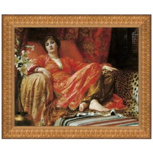 Design Toscano DA4272 28 1/2 Inch Leila Passion 1892 Canvas Replica Painting - Medium