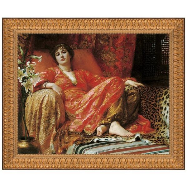 Design Toscano DA4273 37 1/2 Inch Leila Passion 1892 Canvas Replica Painting - Large