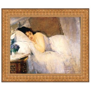 Design Toscano DA4552 31 1/2 Inch Morning Awakening 1878 Canvas Replica Painting - Medium