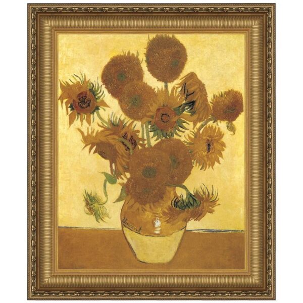 Design Toscano DA4594 37 1/4 Inch Sunflowers 1888 Canvas Replica Painting - Grande