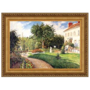 Design Toscano DA4624 48 1/4 Inch Garden of Les Mathurins at Pontoise 1876 Canvas Replica Painting - Grande