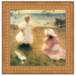 Design Toscano DA4642 31 1/2 Inch The Sisters 1899 Canvas Replica Painting - Medium