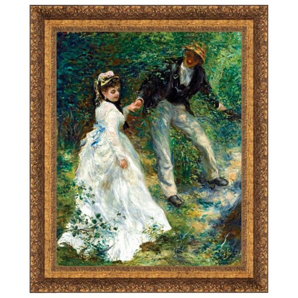 Design Toscano DA4772 26 Inch La Promenade 1870 Canvas Replica Painting - Medium