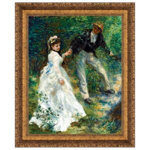 Design Toscano DA4773 32 Inch La Promenade 1870 Canvas Replica Painting - Large