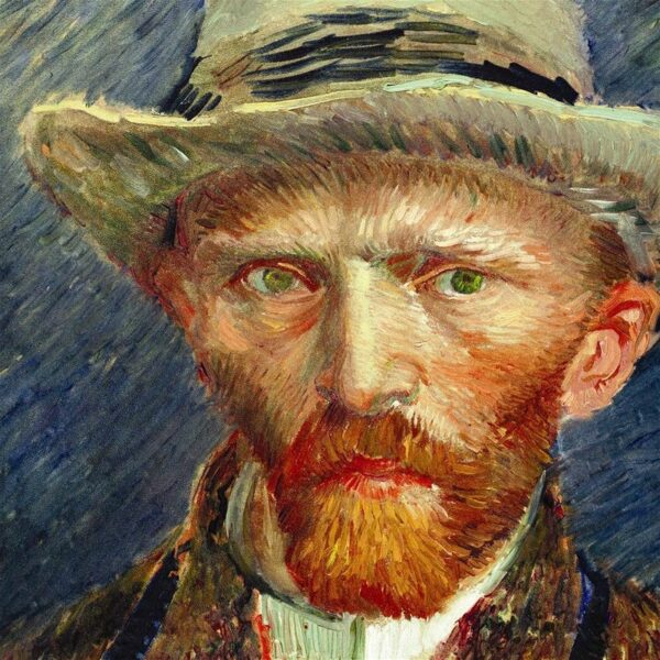 Design Toscano DA4831 19 Inch Self Portrait Vincent Van Gogh 1887 Canvas Replica Painting - Small