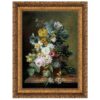 Design Toscano DA4844 38 Inch Still Life with Flowers 1839 Canvas Replica Painting - Grande