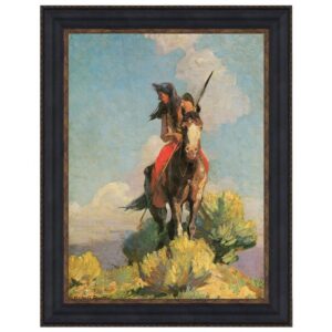 Design Toscano DA4964 38 3/4 Inch Crow Outlier 1896 Canvas Replica Painting - Grande