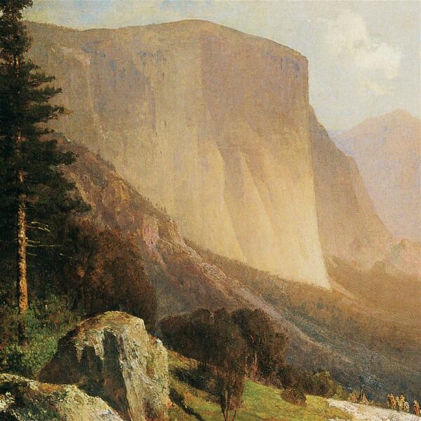 Design Toscano DA4984 50 3/4 Inch View of Yosemite Valley 1865 Framed Canvas Replica Painting - Grande