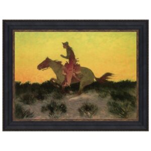 Design Toscano DA4992 32 3/4 Inch Against The Sunset 1906 Canvas Replica Painting - Medium