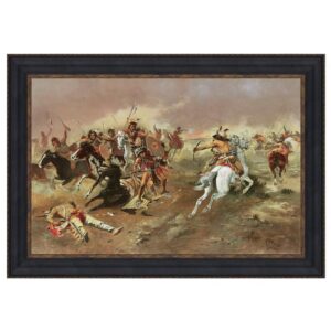 Design Toscano DA5004 50 3/4 Inch For Supremacy 1895 Canvas Replica Painting - Grande