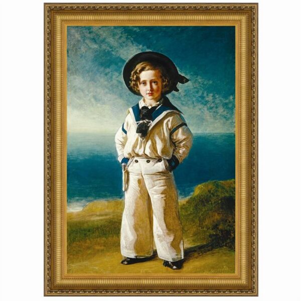 Design Toscano DA5123 35 Inch Albert Edward Prince of Wales 1846 Canvas Replica Painting - Large