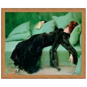 Design Toscano DA5173 38 1/2 Inch After The Ball Young Decadent 1895 Canvas Replica Painting - Large