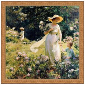 Design Toscano DA5222 23 1/2 Inch Among The Laurel Blossoms 1914 Canvas Replica Painting - Medium