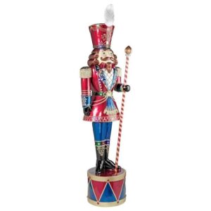 Design Toscano DB1411261 19 Inch Illuminated Bavarian Style Nutcracker Statue