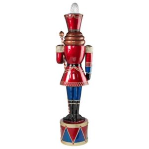 Design Toscano DB1411261 19 Inch Illuminated Bavarian Style Nutcracker Statue