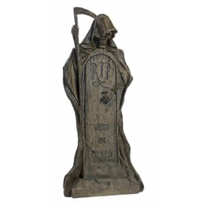 Design Toscano DB159491 12 Inch Rest in Pieces Grim Reaper Tombstone