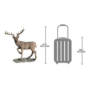 Design Toscano DB201938 47 Inch Black Forest Garden Deer