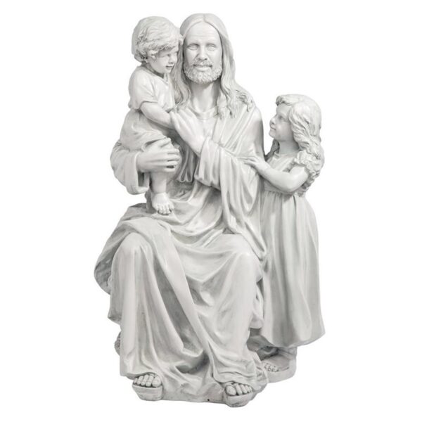 Design Toscano DB32131 16 Inch Jesus Loves the Little Children Statue