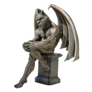 Design Toscano DB383050 18 Inch Socrates the Gargoyle Thinker Statue