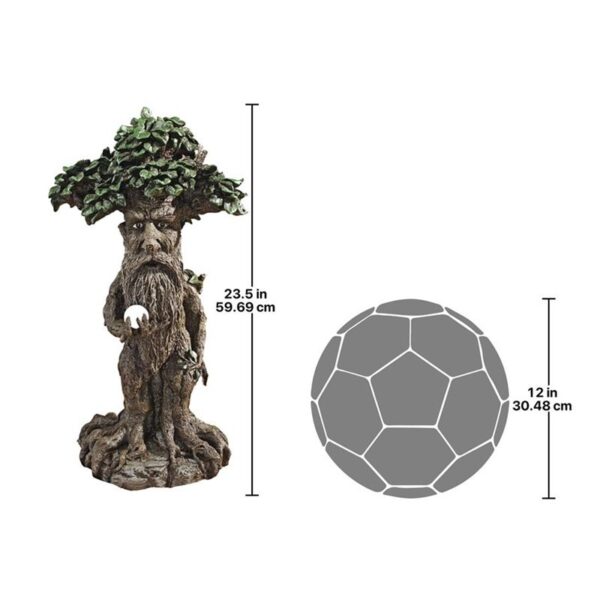 Design Toscano DB383066 13 1/2 Inch Treebeard Ent with Mystical Orb Statue