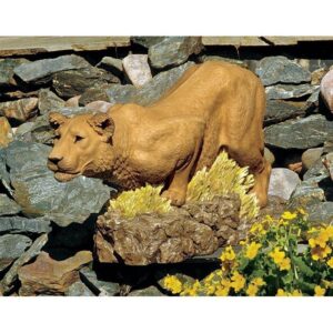 Design Toscano DB383079 31 1/2 Inch Lioness on the Prowl Statue