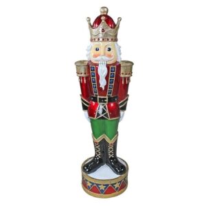 Design Toscano DB477008 10 Inch Illuminated Bavarian Style Nutcracker