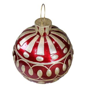 Design Toscano DB477014 26 Inch Holiday Ornament Led Illuminated Statue