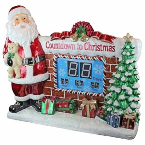 Design Toscano DB477697 41 Inch Santas Countdown to Christmas Statue