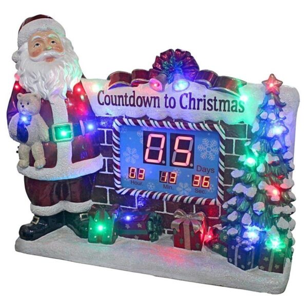 Design Toscano DB477697 41 Inch Santas Countdown to Christmas Statue