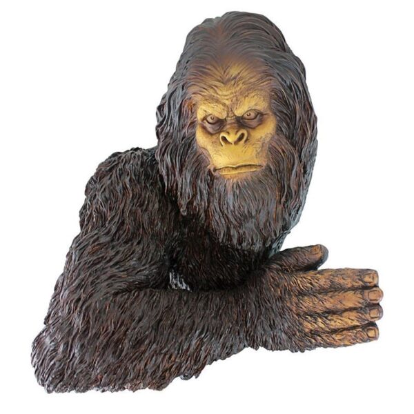 Design Toscano DB583078 15 Inch Bigfoot the Bashful Yeti Tree Sculpture