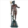 Design Toscano DD3123 17 1/2 Inch Poseidon God of The Sea Cast Bronze Garden Statue