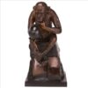 Design Toscano DK2602 8 Inch Darwin S Ape Thinker Cast Bronze Statue