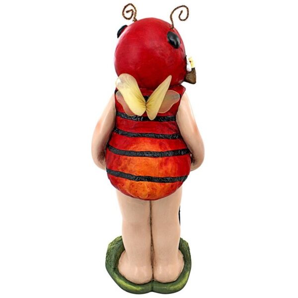 Design Toscano DS18026 9 Inch Polly the Lady Bug Fairy Statue