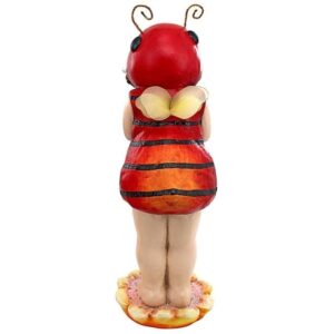 Design Toscano DS18041 10 Inch Sarah the Lady Bug Fairy Statue