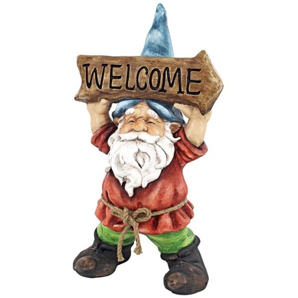 Design Toscano DS185098 12 Inch Welcoming Willie Garden Gnome Statue