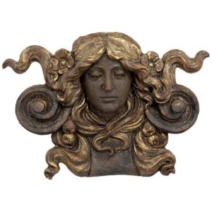 Design Toscano DS19443 26 1/2 Inch Woman's Head Wall Planter