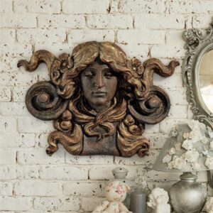 Design Toscano DS19443 26 1/2 Inch Woman's Head Wall Planter