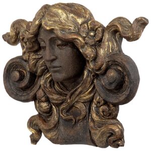 Design Toscano DS19443 26 1/2 Inch Woman's Head Wall Planter