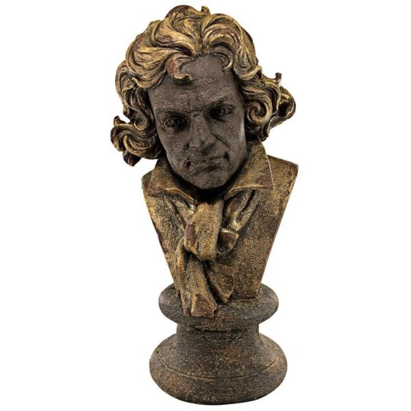 Design Toscano DS194443 14 Inch Beethoven Bust Statue