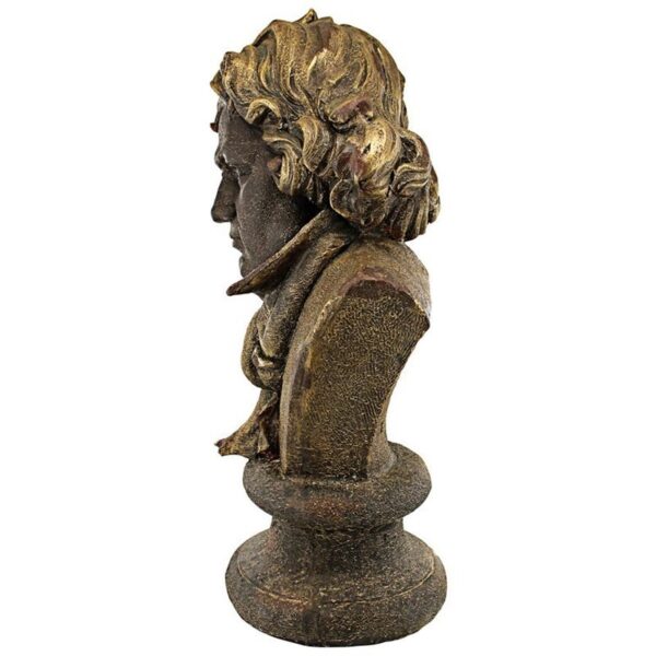 Design Toscano DS194443 14 Inch Beethoven Bust Statue