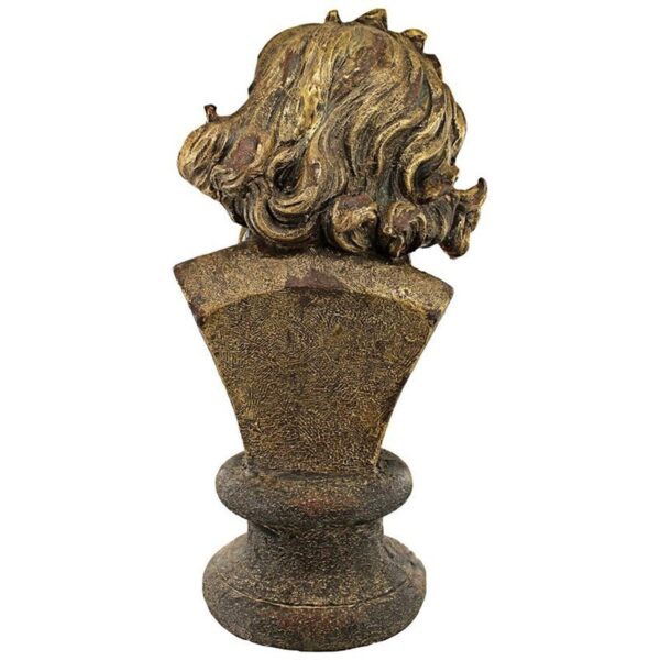 Design Toscano DS194443 14 Inch Beethoven Bust Statue