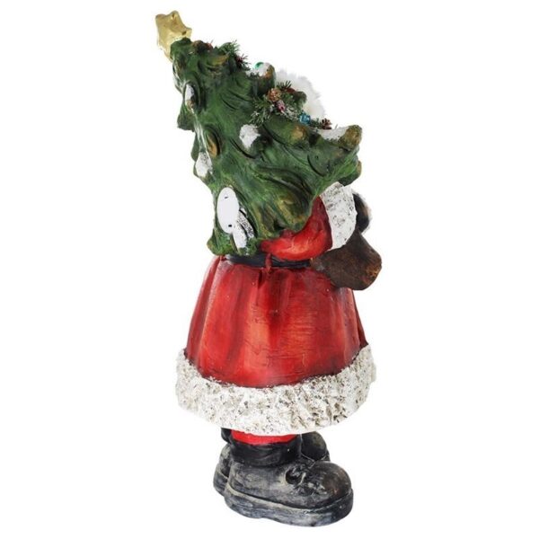 Design Toscano DS19739 18 Inch Santa with a Sparkling Tree Statue