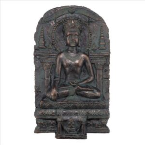 Design Toscano EU1004 10 Inch Earth Witness Buddha Frieze