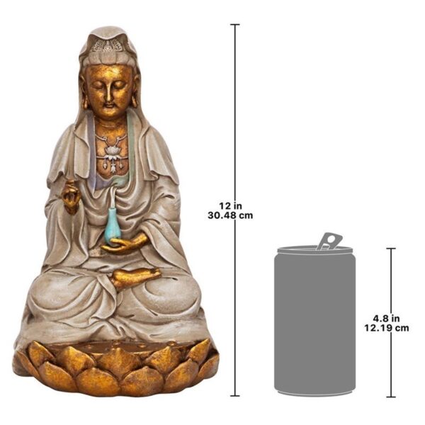 Design Toscano EU1017 7 1/2 Inch Goddess Guan Yin Statue