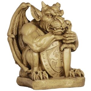 Design Toscano EU1032 17 1/2 Inch Victor the Vicious Gargoyle Sentry